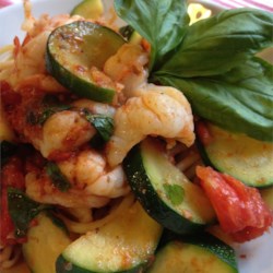 Bucatini Pasta with Shrimp and Anchovies