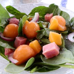 Springtime Ham and Spinach Salad