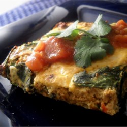 Corn Tortilla Quiche