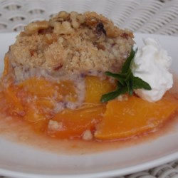 Recipe For Peach Cobbler With Oatmeal Topping