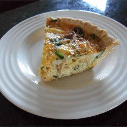 Spinach Quiche with Chicken