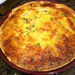 Asparagus and Swiss Cheese Quiche 