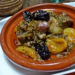 Goat Shoulder Braised with Prunes and Preserved Lemons