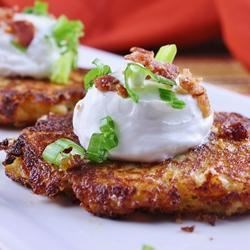 What is a basic recipe for potato pancakes?