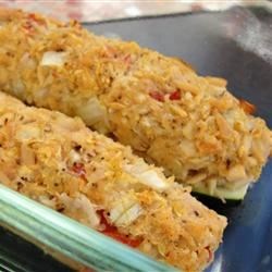 Tuna Stuffed Zucchini