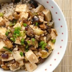 Tofu with Ground Pork Stir-Fry