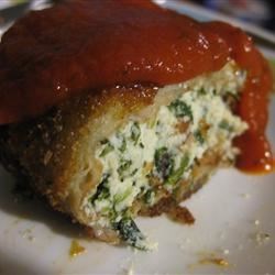 Stuffed Eggplant Parmesan Rolls