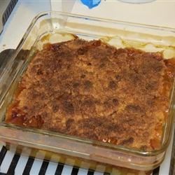 Healthier Southern Peach Cobbler