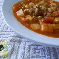 Ground Beef Vegetable Soup