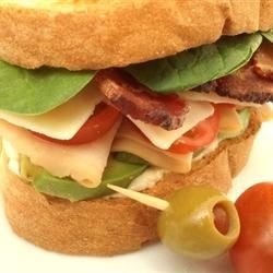 Turkey Bacon Avocado Sandwich