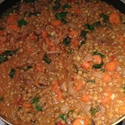 Mediterranean Lamb and Lentil Stew