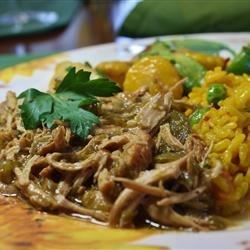 Slow Cooker Guisado Verde Recipe