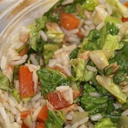Romaine Rice Tuna Salad