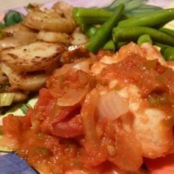 Cod in Tomatoes with Wine