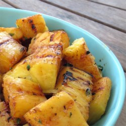 Grilled Tequila-Cilantro Pineapple