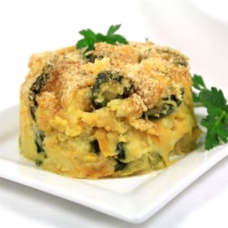 Cheesy Squash and Zucchini Casserole