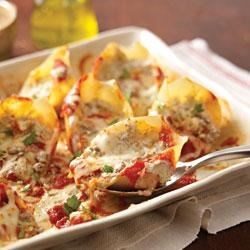 Creamy Pesto-Stuffed Shells