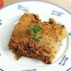 Layered Eggplant Hamburger Casserole Recipe