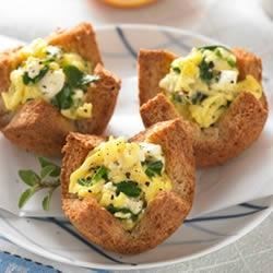 Whole Grain Florentine Egg Cups Recipe