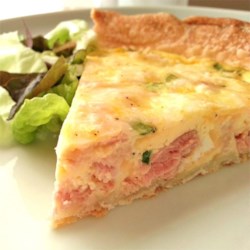 Becky's Healthier Ham and Cheese Quiche