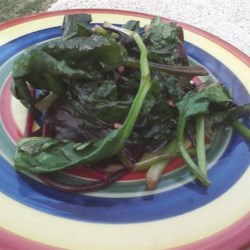 Spicy and Sweet Spinach