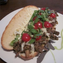 Pulled Pork Pesto Sandwich