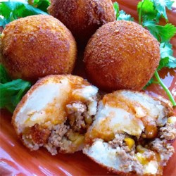 Papas Rellenas (Fried Stuffed Potatoes)