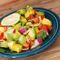 Persian-Style Tomato Avocado Salad