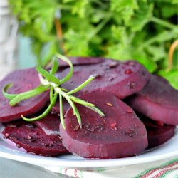 Grilled Beets in Rosemary Vinegar
