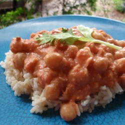 Peanut-Ginger Chickpea Curry