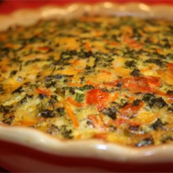 Summer Garden Crustless Quiche