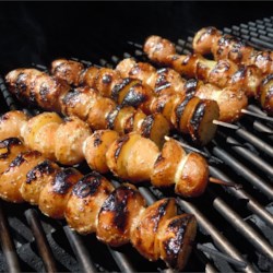 Skewered Grilled Potatoes