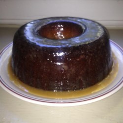 Banana Pound Cake With Caramel Glaze Recipe