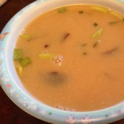 Miso Soup with Shiitake Mushrooms