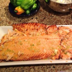 Grilled Salmon with Habanero-Lime Butter