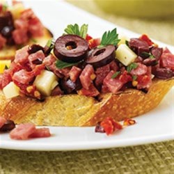 Margherita(R) Sun-Dried Tomato and Salami Bruschetta