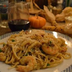 Amazing Shrimp and Langostino Lobster Linguine