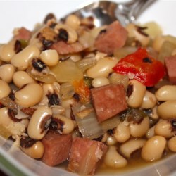 Slow Cooker Spicy Black-Eyed Peas