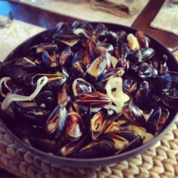 Moules en Sauce