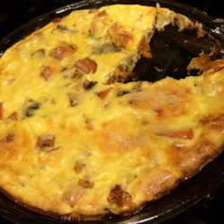 Quiche with Leeks, Mushrooms and Sweet Potatoes