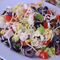 Super Tex-Mex Chicken Chop Salad