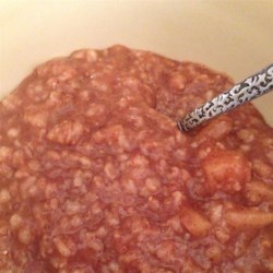 Slow Cooker Cinnamon Apple Steel Cut Oats