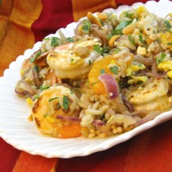 Summer Special Shrimp and Fruit Fried Rice