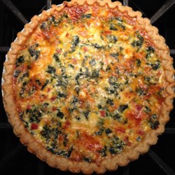 Transformed Spinach Mushroom Quiche