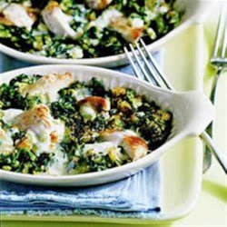 Chicken-Spinach Casserole Recipe