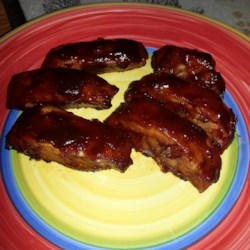 Apple Radish BBQ Ribs