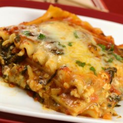 Simple Spinach Lasagna