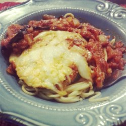 Cheesy Eggplant Parmesan Casserole