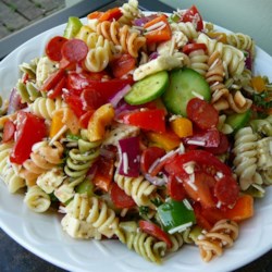 Pasta Salad with Homemade Dressing