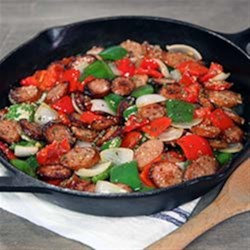Classic Smoked Sausage & Peppers Recipe